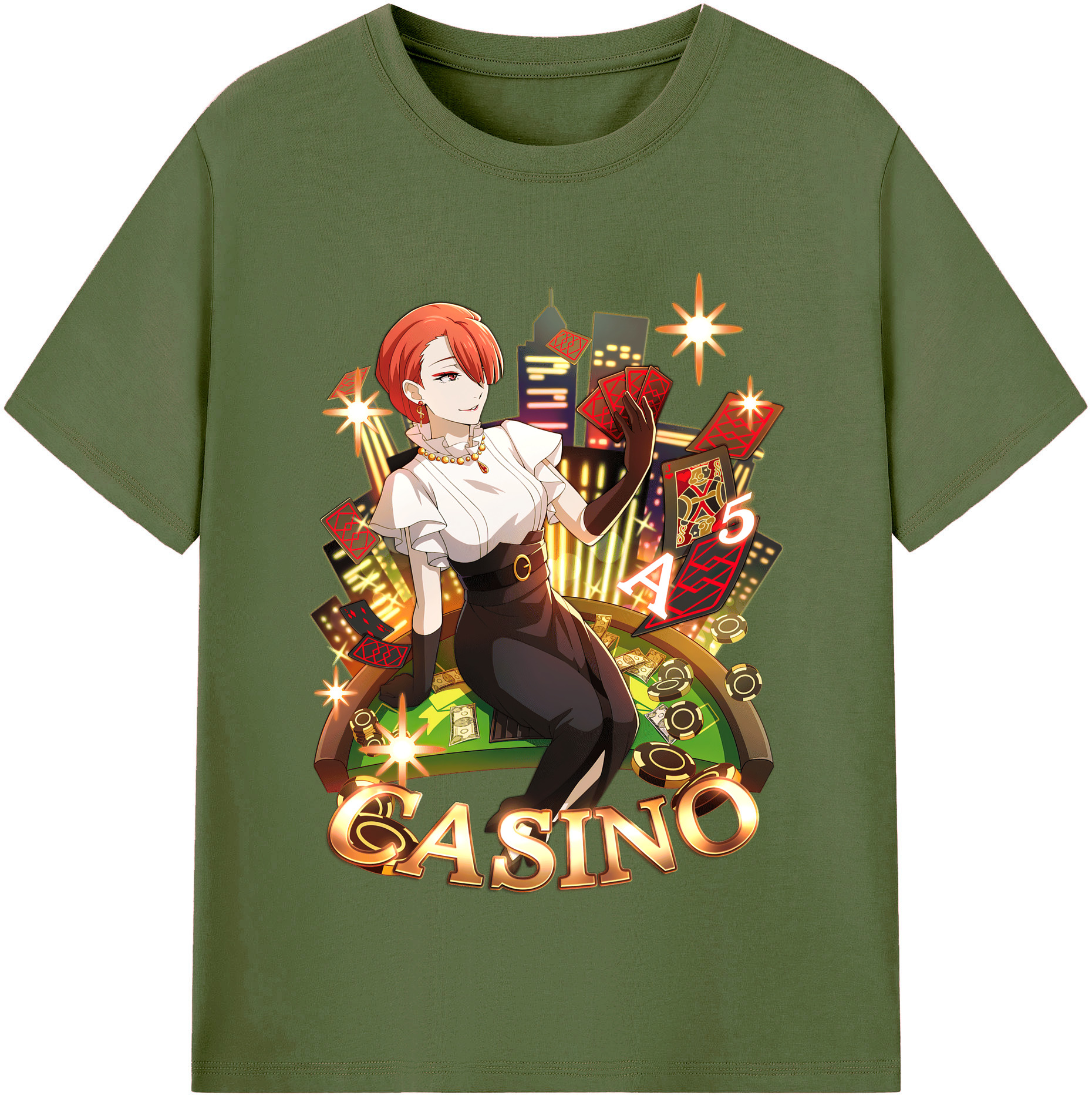（画像用） 文豪ストレイドッグス Bungo Stray Dogs 綿100％半袖Tシャツ（フロントプリント）